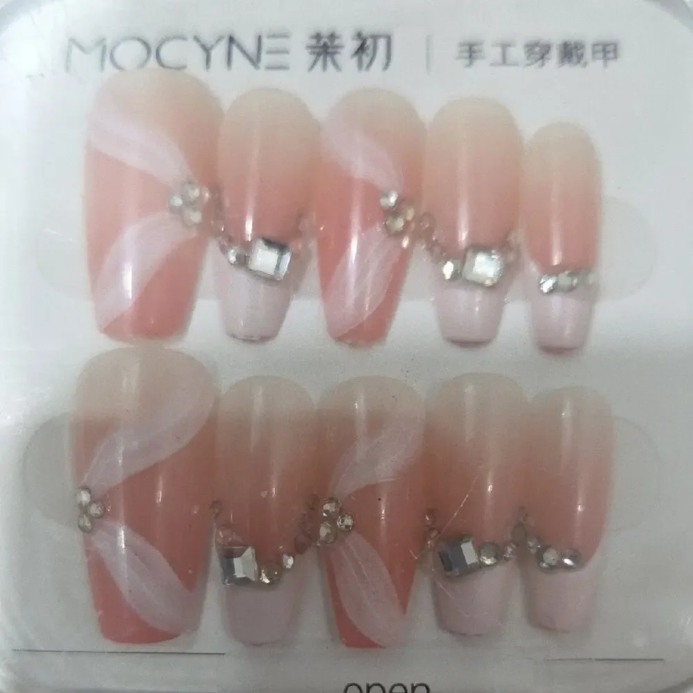 Pink Ombre Press-On Nail Set